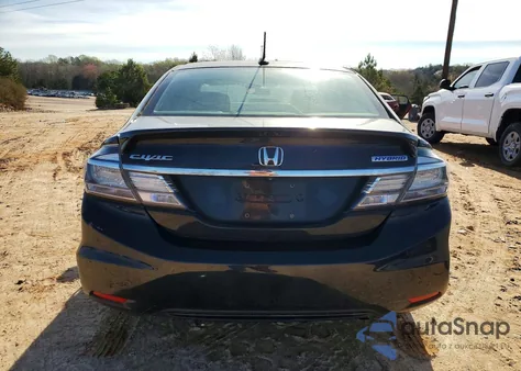 2013 Honda Civic Hybrid L z USA, uszkodzony, nr VIN 19XFB4F37DE002838